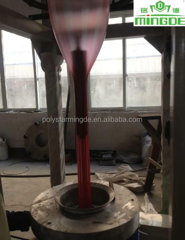 
Double color film blowing machine mingde, color stripe film extruder China 