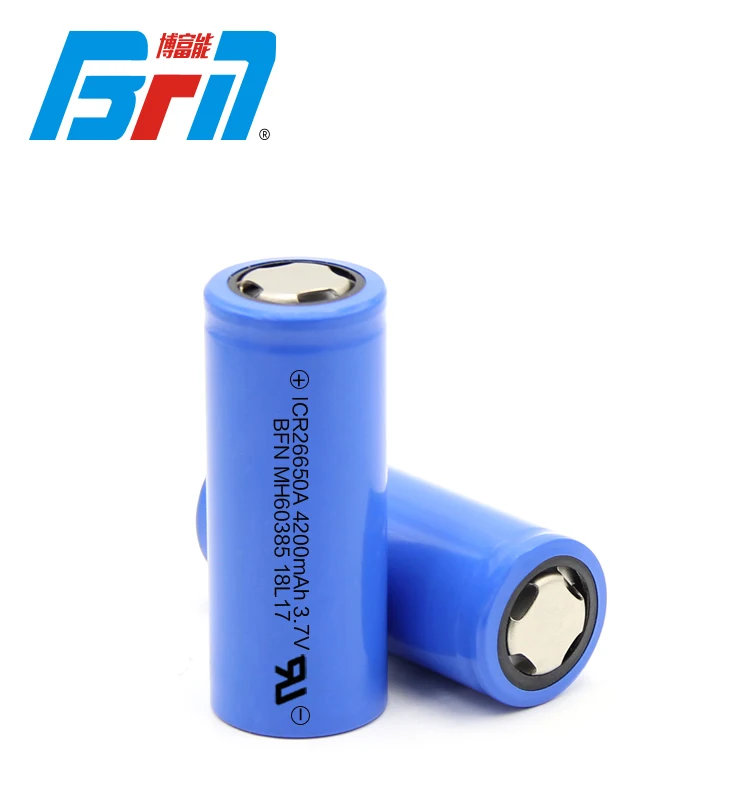 Высокая емкость 26650 батарея 4200 mAh 3 7 V литий-ионная