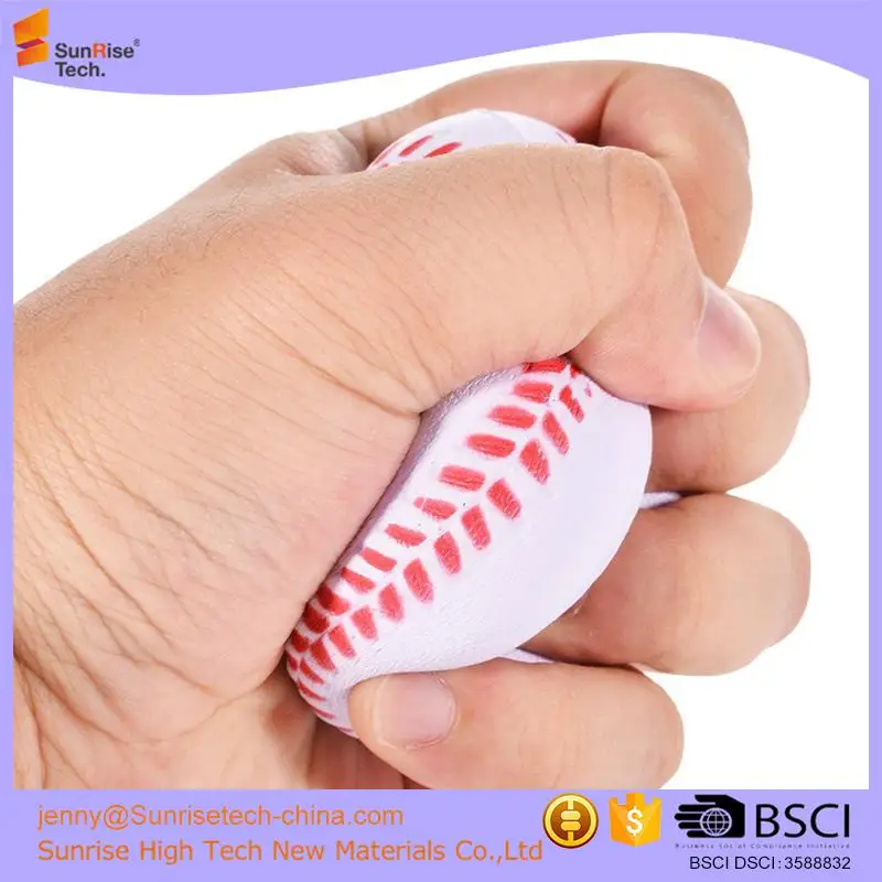 
Factory Supply Slow rising memory foam squishy Sports stress toys ball 