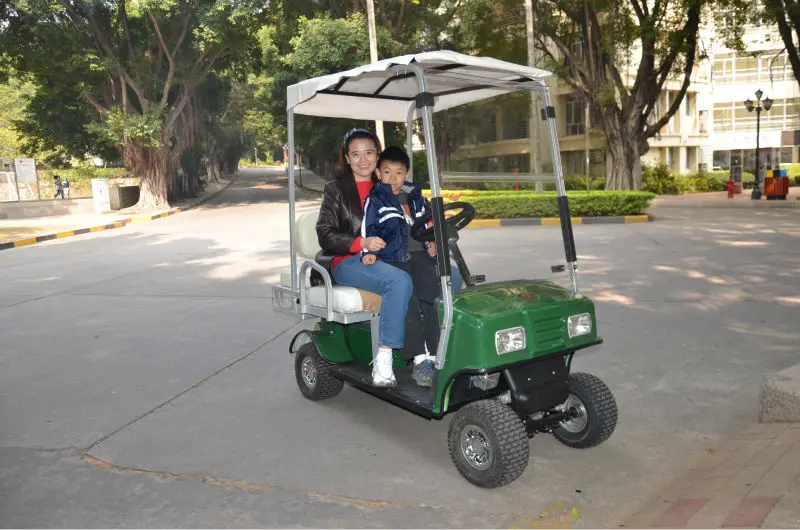 Hot sale 2 seats mini electric golf cart kids golf scooter and golf cart parts