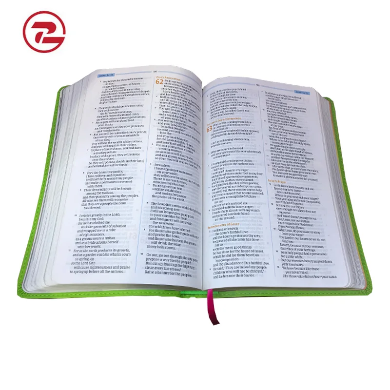 Hot Selling Bibel Cover Leather Custom Personalized Leather Cover for Book