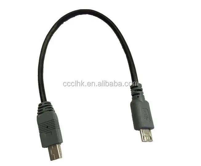 
 Кабель-адаптер Mini USB к Micro OTG, кабель-преобразователь «штырь-штырь», 20 см  