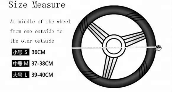 PU leather TPR circle massaging steering wheel cover
