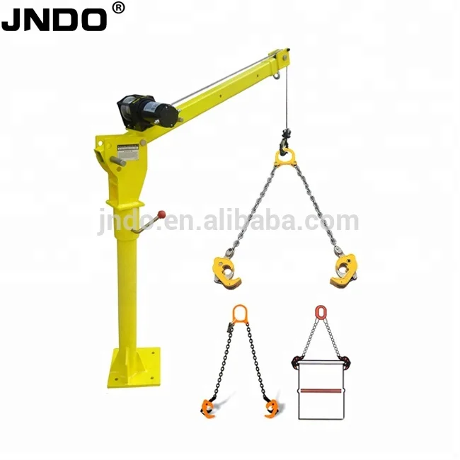 360 Degree 12V Engine Electric Hoist Winch Crane