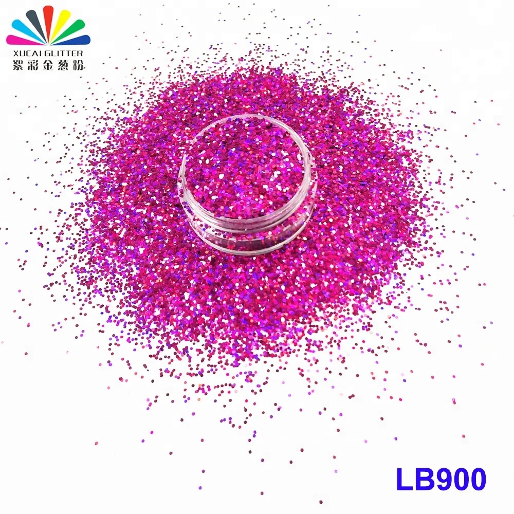 Factory Wholesale polyester holographic glitter Bulk chunky PET eco-friendly glitter for crafts and cosmetic