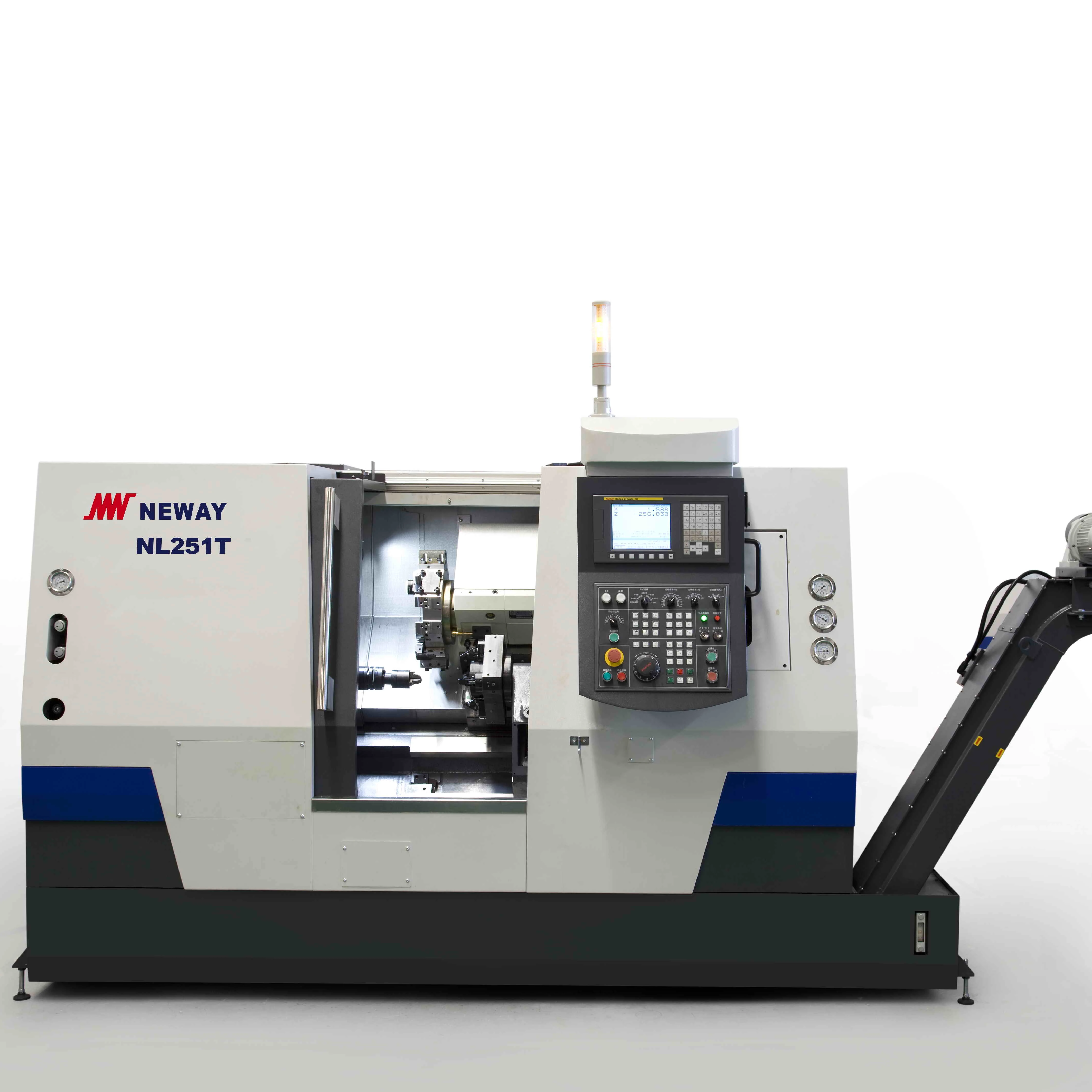 CNC Lathe Small Size NL253T Servo Powered Turret VDI Turning Center