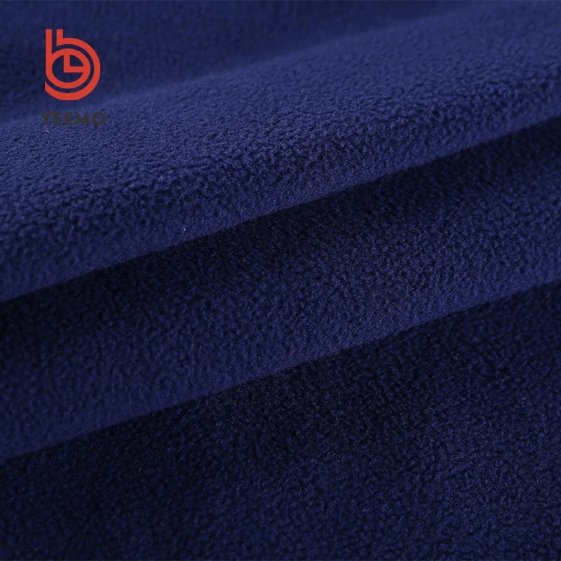 Китайская фабрика, полиэстер, потертая флисовая ткань для худи, спортивной одежды