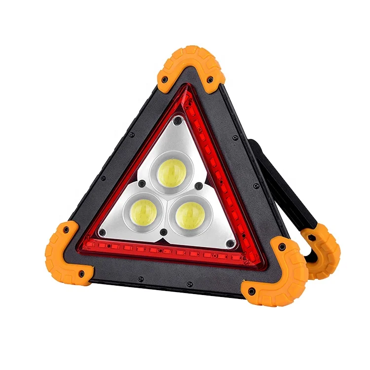 New car rechargeable 50W led working light work light cob work lamp for truck tractor traffic warning emergency with power bank