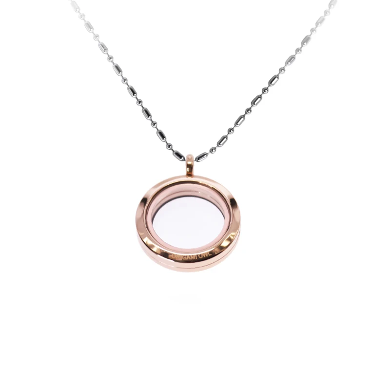 Wholesale 316L Stainless Steel Memory Glass Floating Locket Pendant