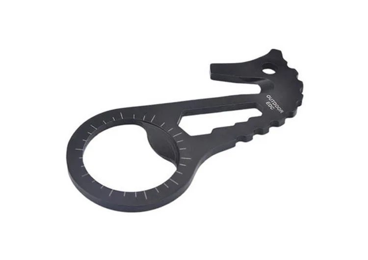 Outdoor EDC Tool Opener Screwdriver Wrench Twine Knife Sea Horse Gadget Camping Multi Tools
