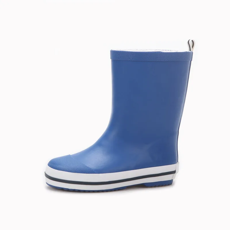 
manufacture cheap and high quality simple design natural rubber kids rain boots wholesale 