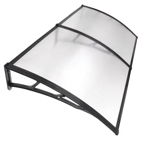 Polycarbonate waterproof awning material rain shelter door canopy and window awning
