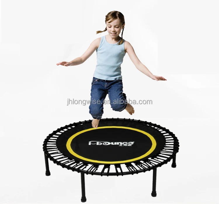 Mini Trampoline 40inch Fitness Rebounder for Adults Indoor  Workout bungee rope suspension quiet soft jumping