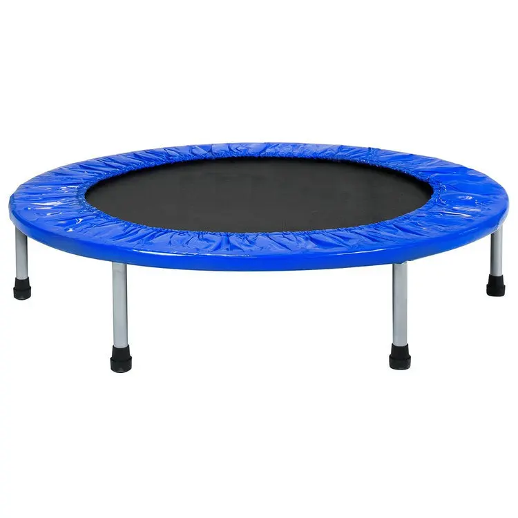 stock folding fitness adult trampoline with handle deliver trampolines