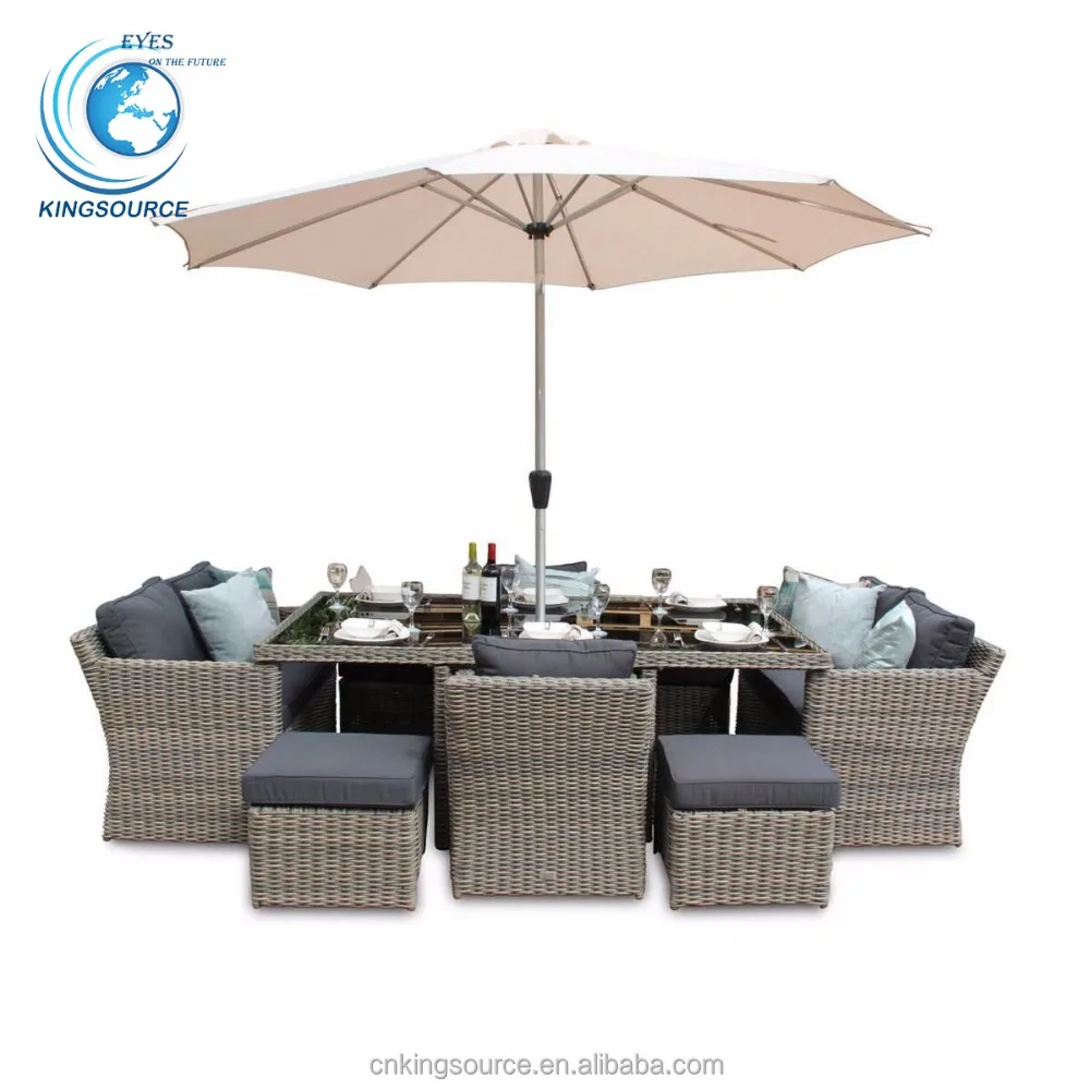 
High Quality Wholesale Custom Cheap chair table with outdoor umbrella 