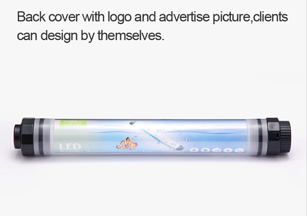 Водонепроницаемый светодиодный фонарик для дайвинга с внешним аккумулятором