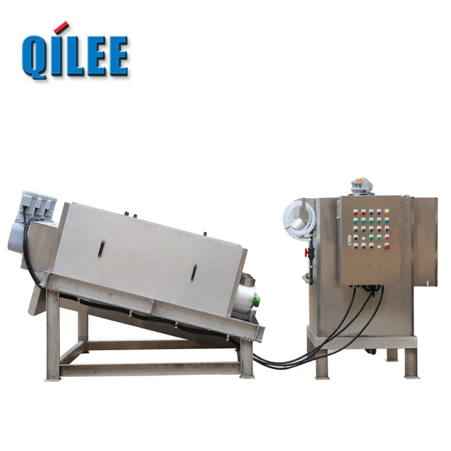 Automatic Sludge Press Screw Dewatering Machine In Oil Industry