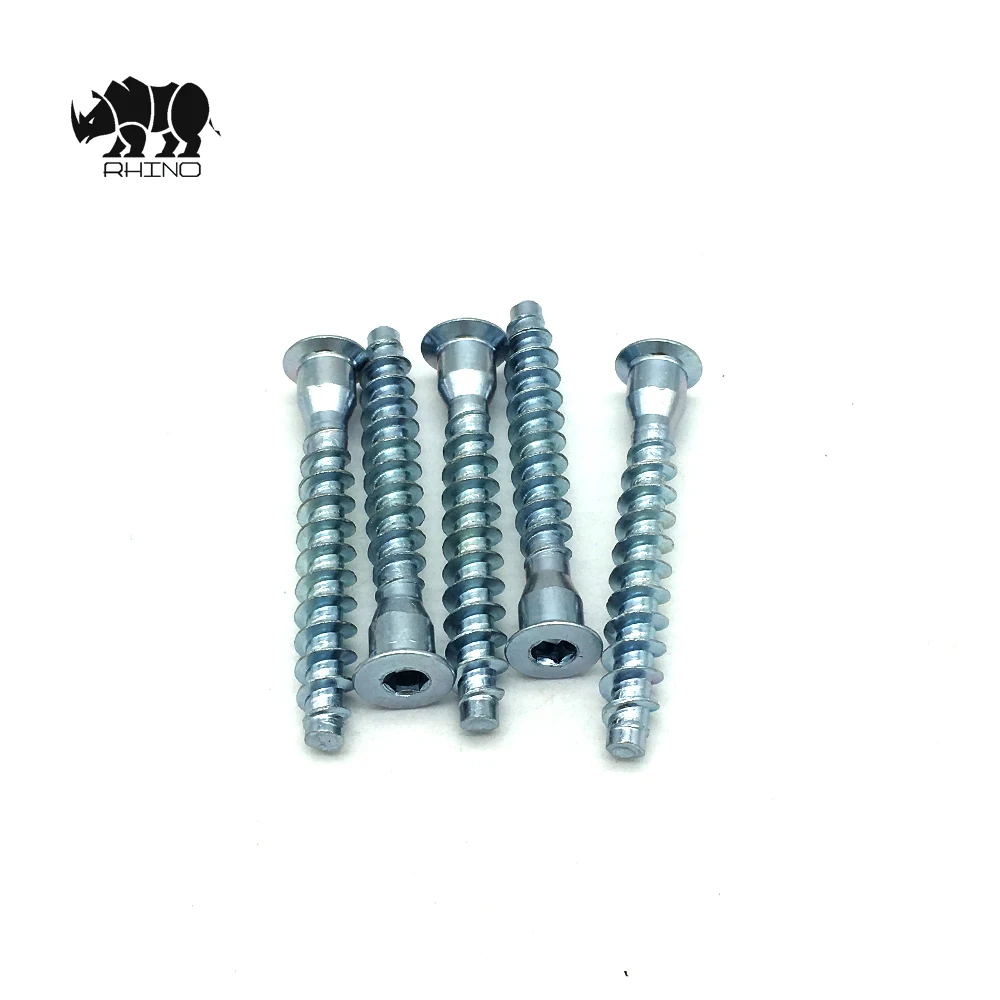 Chinese manufacturer Hex Socket Drive Furniture Screw Confirmat