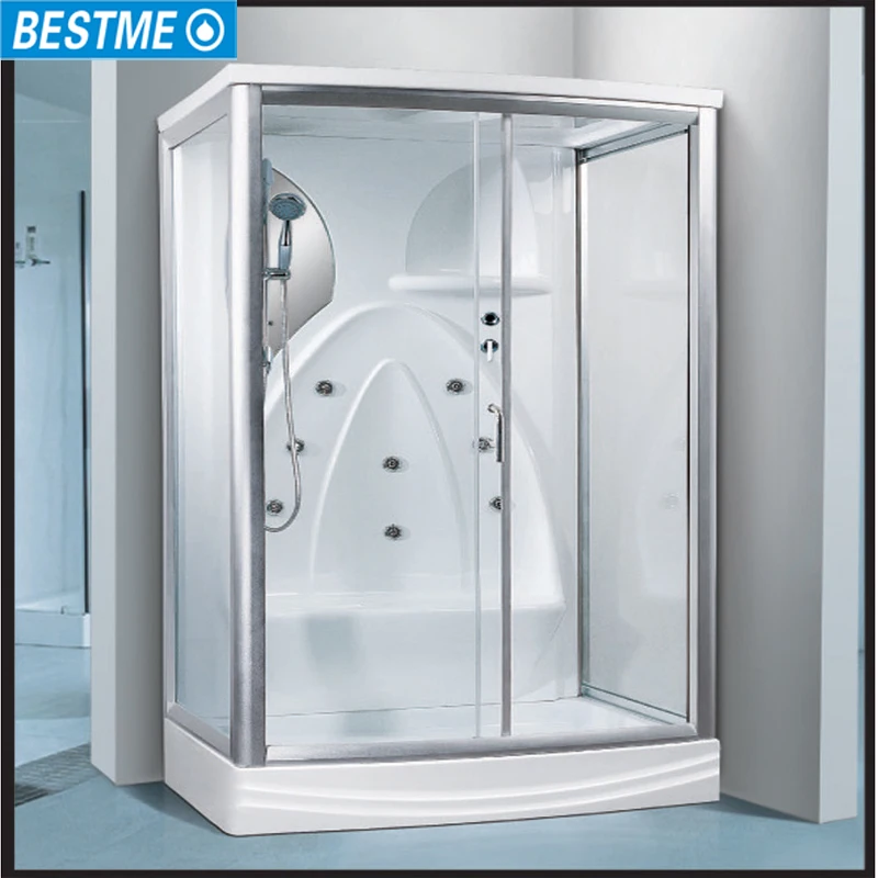 Роскошный портативный комнатный душ, сухая и влажная Паровая комбинированная комната для сауны на 1-2 человек