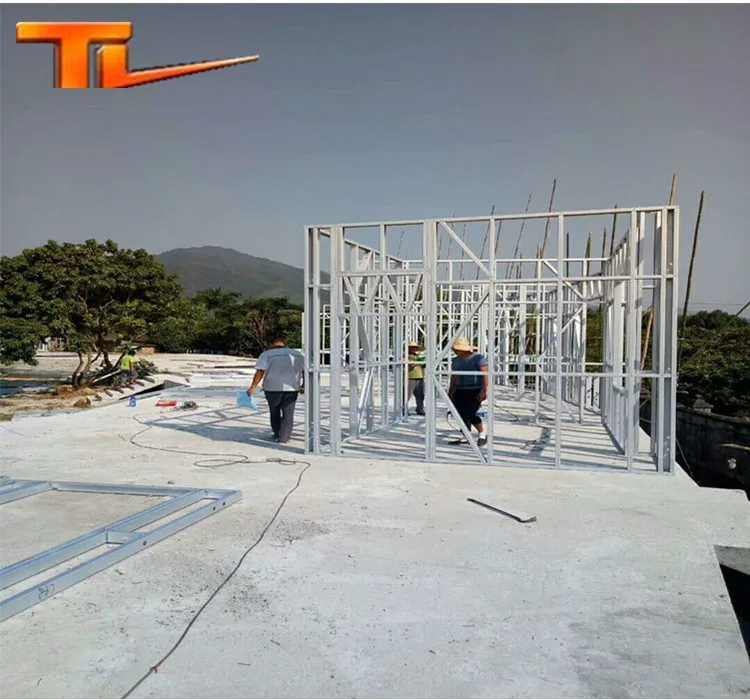 One floor Prefabricated house Light steel residential villa