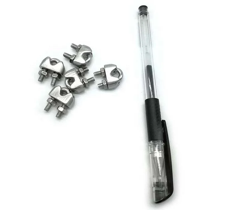 
304 Stainless steel wire rope clips grips clamps M2-M32 U-bolt 