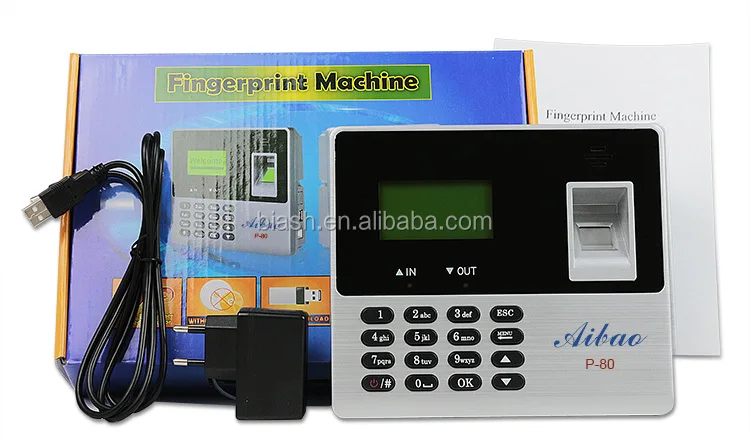 free fingerprint time attendance software P-80/ P-80S