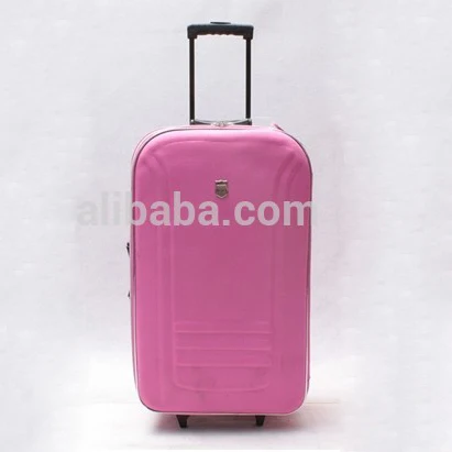 simple design cheap price promotional 600D polyester EVA 3pcs trolley travel luggage suitcase bag