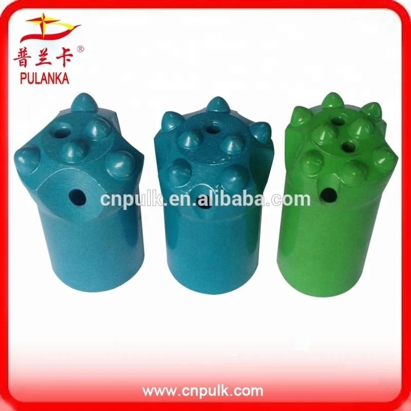 32mm~60mm 5tips 7tips 8tips tapered impact carbide button bit for drilling