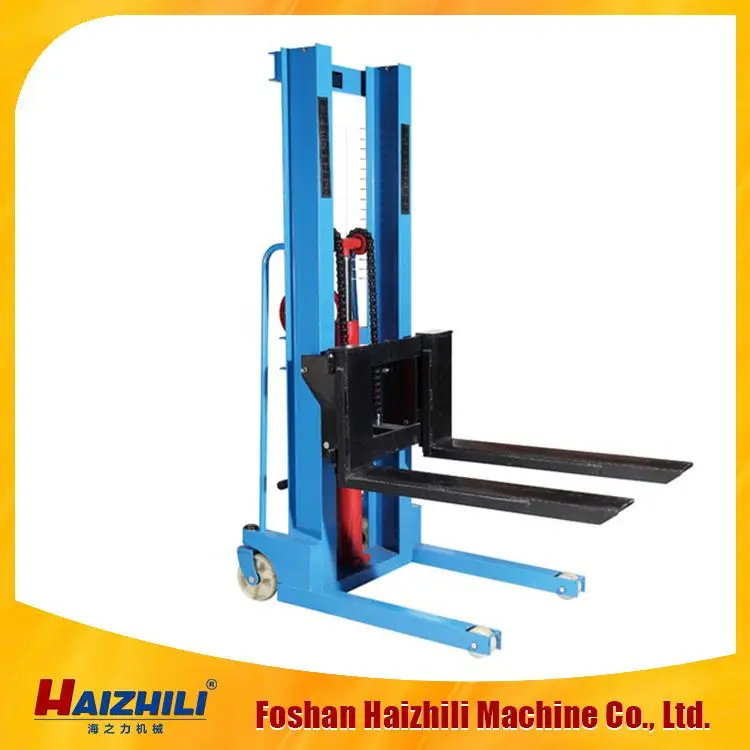 1-2Ton Arm Loader Manual Hydraulic Stacker