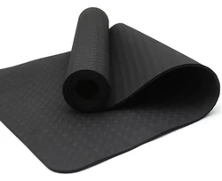 TPE yoga mat wholesale 8mm thick TPE yoga mat and non slip yoga mat