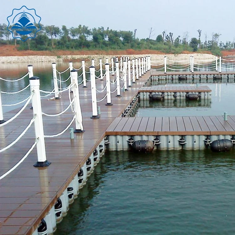 Floating Jetty aluminum dock & floating pontoon bridge stronger for design for good sale