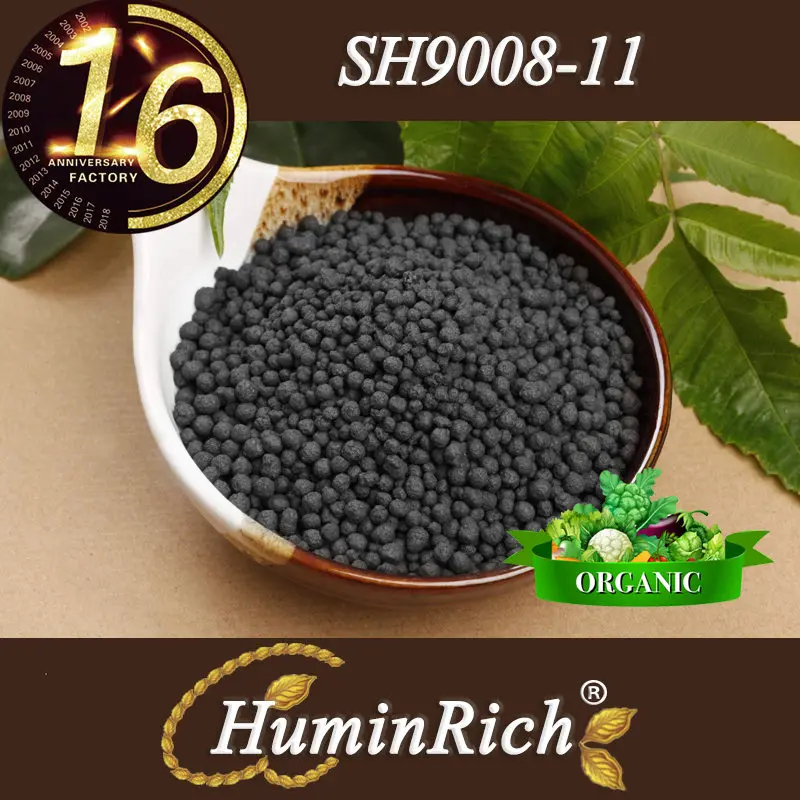 HuminRich SH9008 Potassium Humate Granular Soil Application Fertilizer Improve Sugar Vitamin C