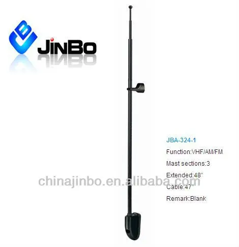 
JBA-324-1 Jinbo Black Car Universal Roof Radio am/fm Antenna 