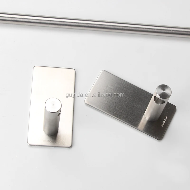 
Free sample wholesale wall hung towel ring 304 stainless steel towel rack in bathroom 