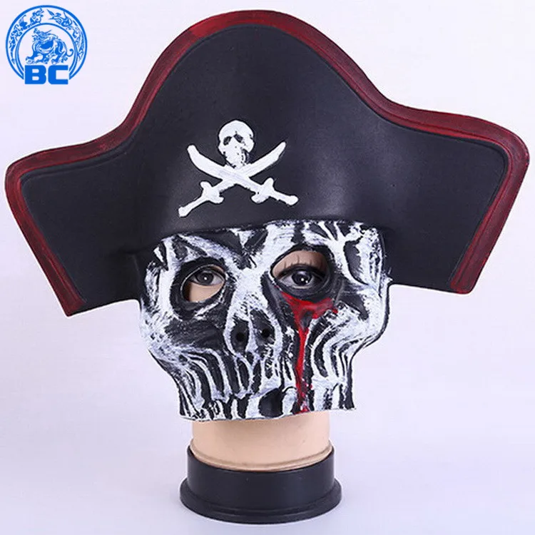 
Wholesale Pirate Horror Ghost Halloween Mask for party 