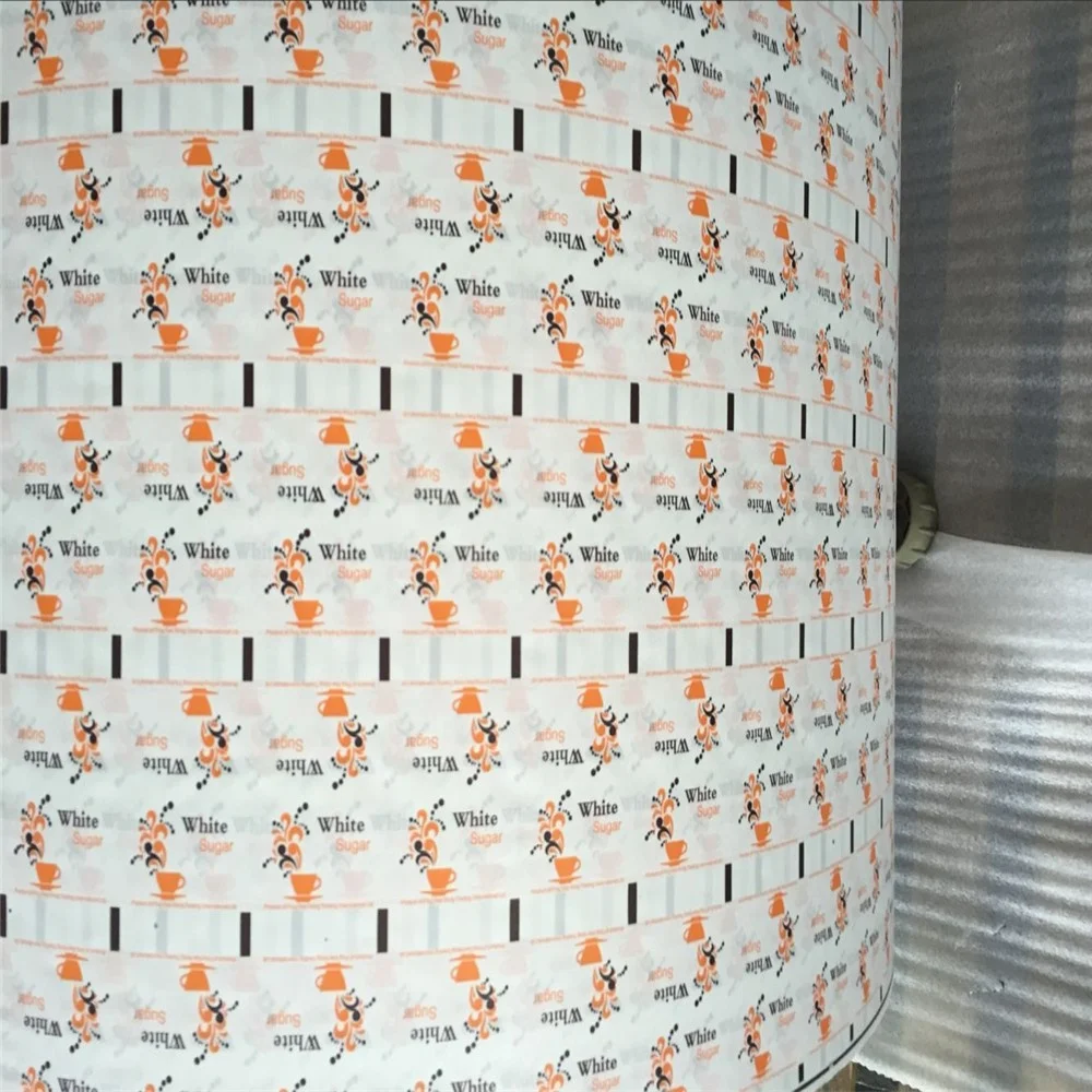 Customized Poly Coated Paper Roll For Sugar Sachet, PE Laminated Paper Roll