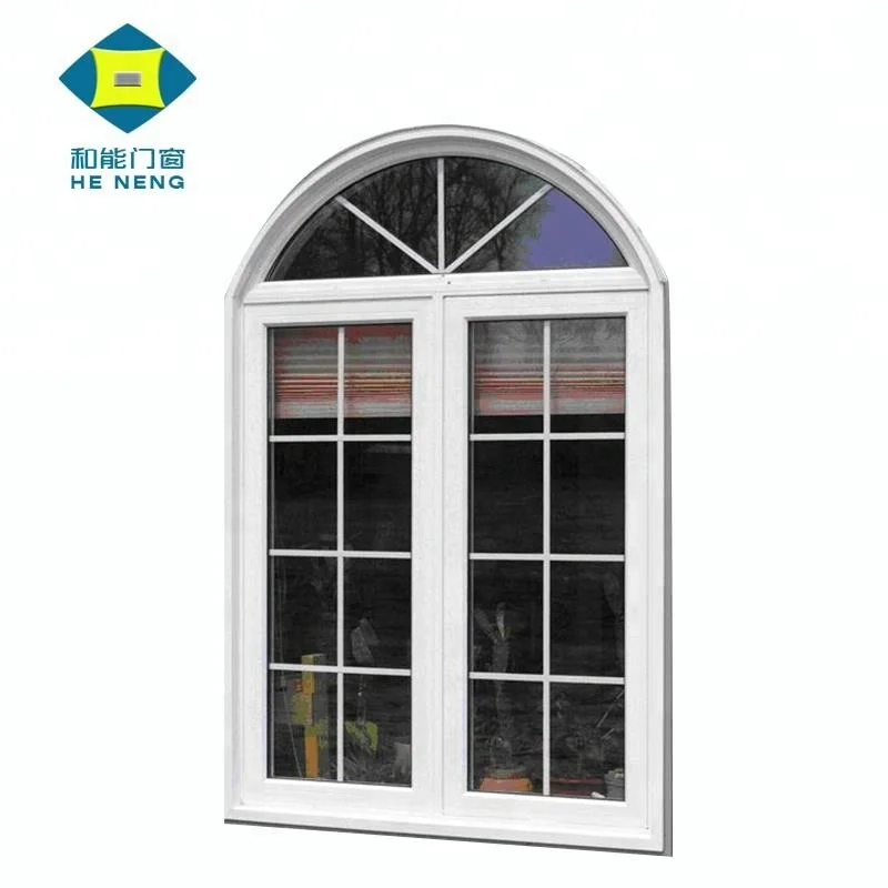 Hot selling product high quality Sliding Arch Door Half Moon Windows With Modern Grill Design Cheap House Window For Sale