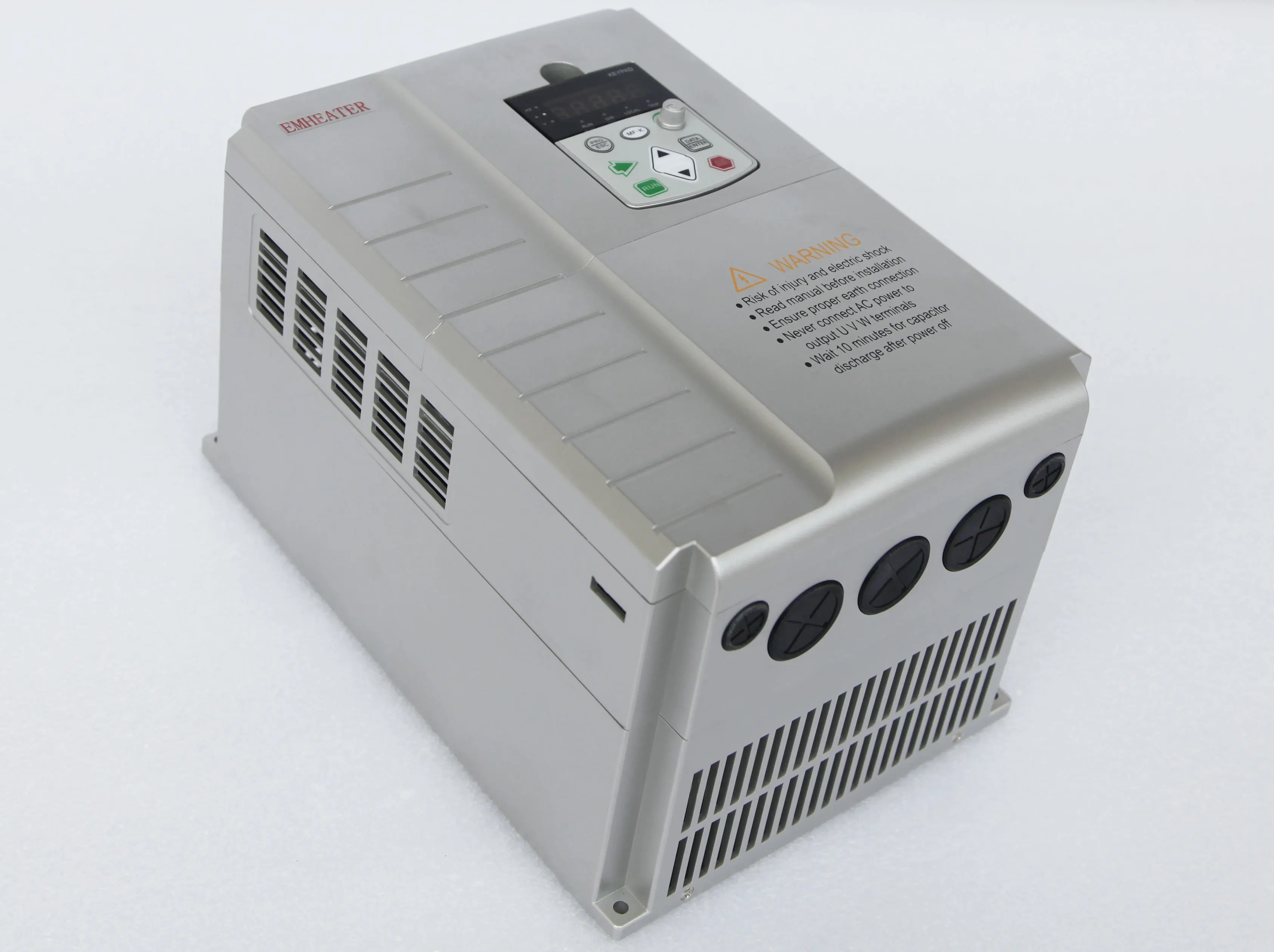 reduce energy consumption 4kw 220V to 380V three phase AC motor frequency inverter 50HZ 60HZ