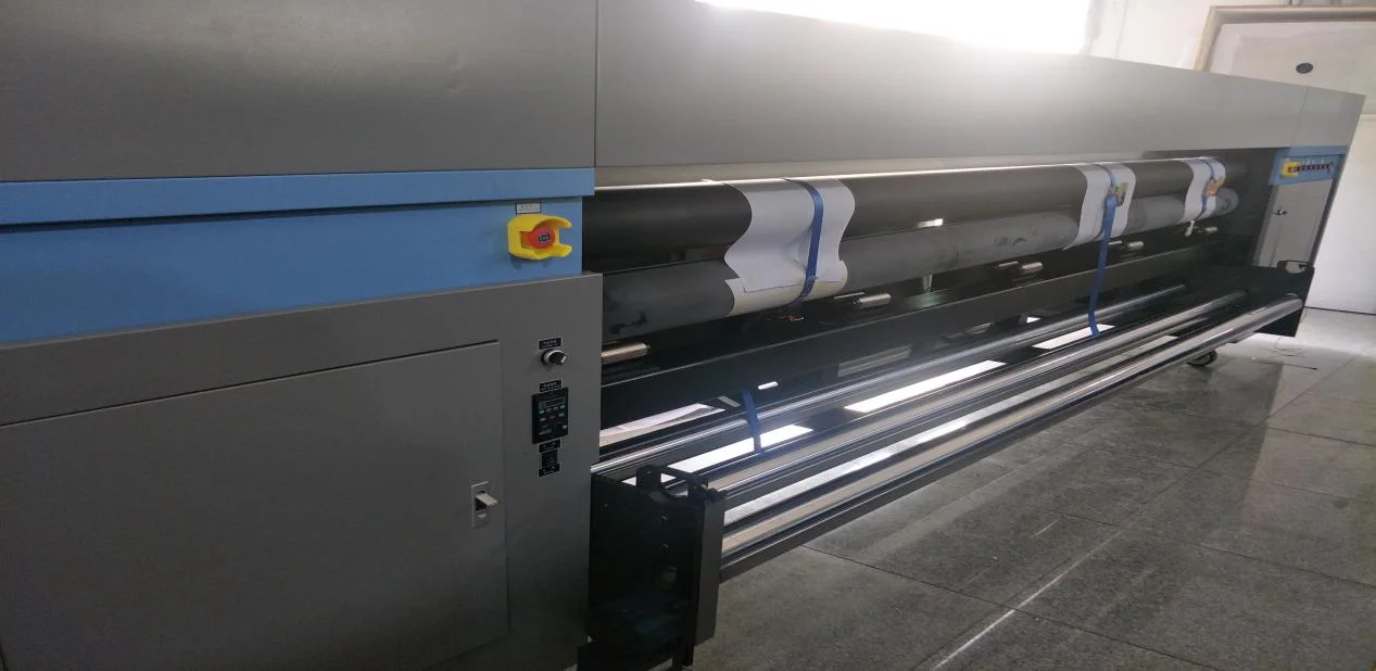 
FORTUNE 3.2m industrial UV roll to roll printer 2-12 Gen5/KM1024i heads light box, backlit, soft film printing 