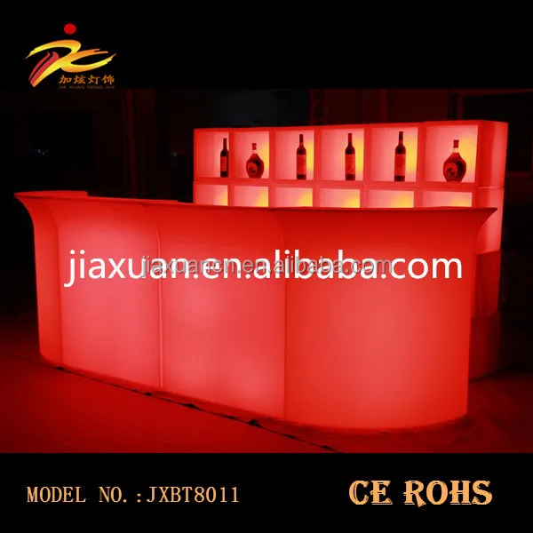
CE&ROHS PE plastic light up portable bar counter/led bar furniture for bar,party ects 