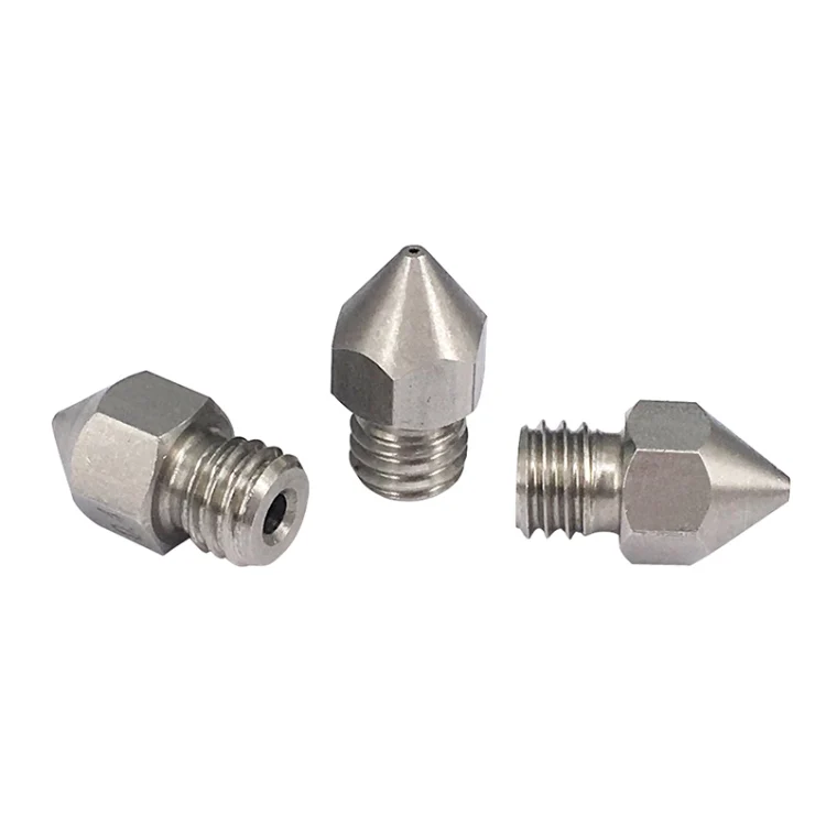 
GIULY 1.75/0.2 0.3 0.4 0.5mm 3D Printer Extruder Stainless Steel MK8 Nozzle 