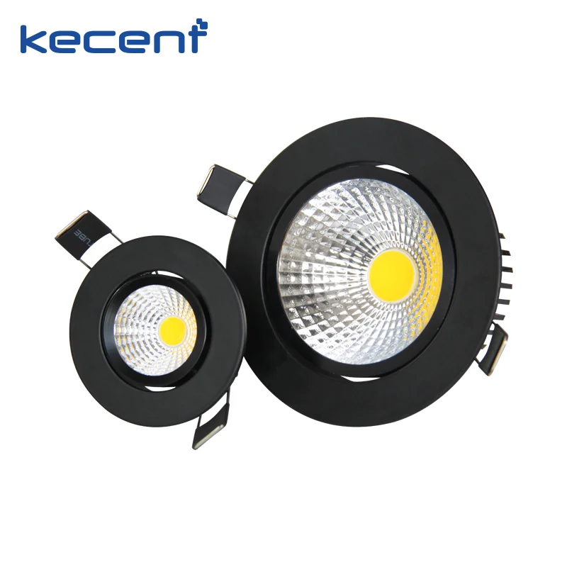 CE RoHS SAA certified 3w for home lamp led spot light black cob ceiling light rotating led flood spot light