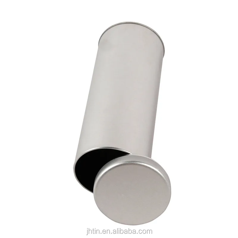 Wholesale China factory air tight round tea tin canister for loose tea metal tin box bottle