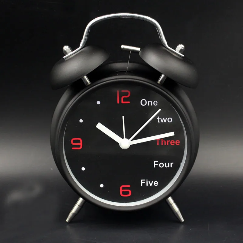 Wholesale Stock  Retro Countryside 3 Inch Mute Night Light Alarm Clock