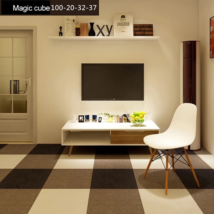 Popular Use Art Deco Carpet Tile Black and White Carpet