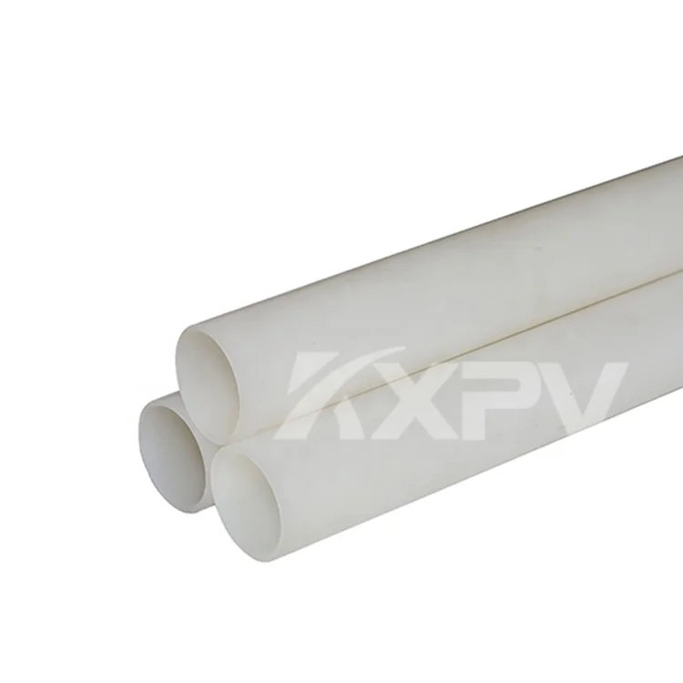 Industrial Lightweight Low Price White PN10 Plastic PVDF Drain Pipe Tube