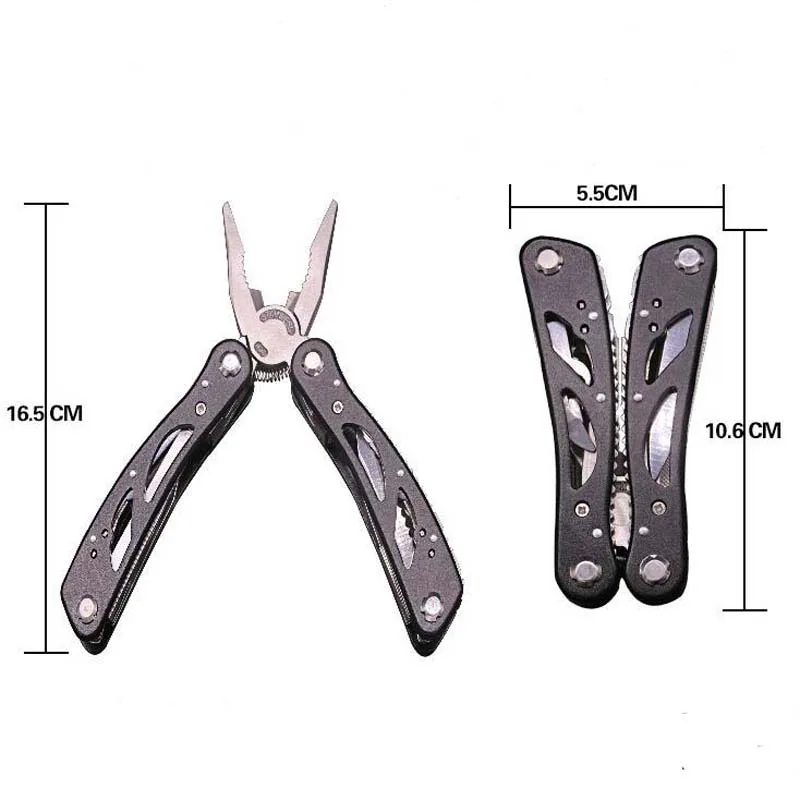 14 in 1 Multi Functional Plier Outdoor Camping Tool with Nylon Pouch