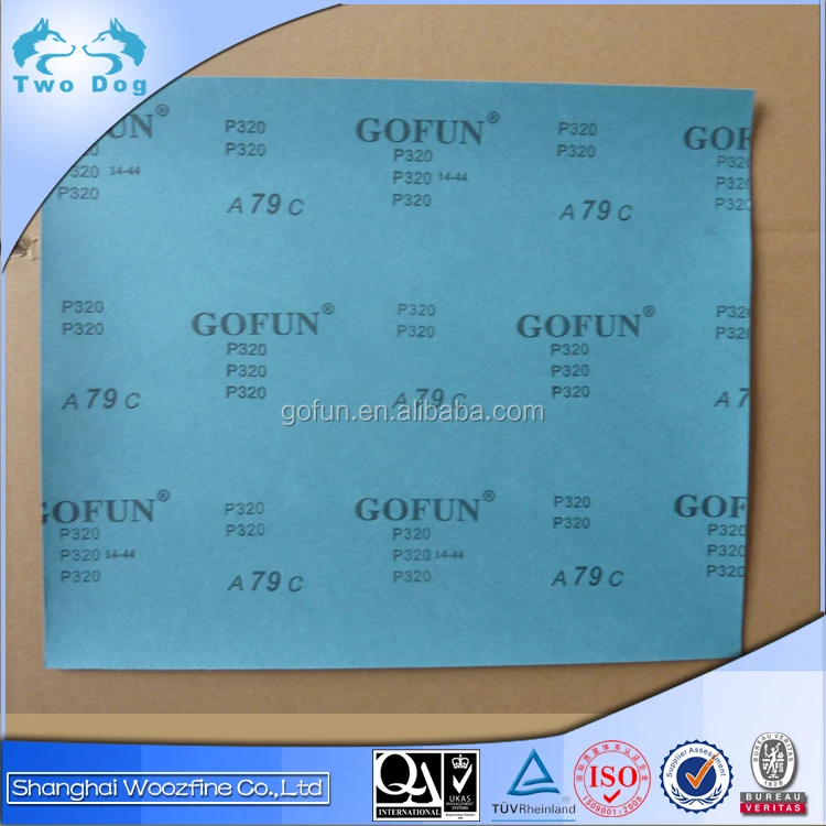 9'x11' Aluminum Oxide grain sand paper sheet for wood, metal, wall