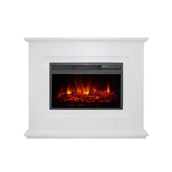 Decorative electric fireplace brands with mantel