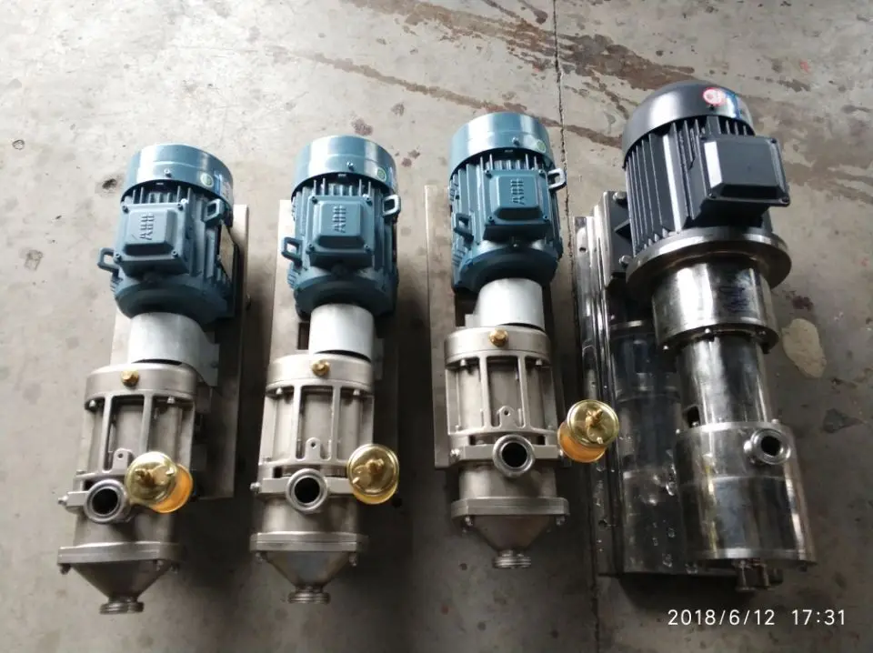 L&B factory sale stainless steel twin screw pump with ABB motor